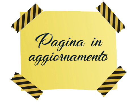 pagina in aggiornamento